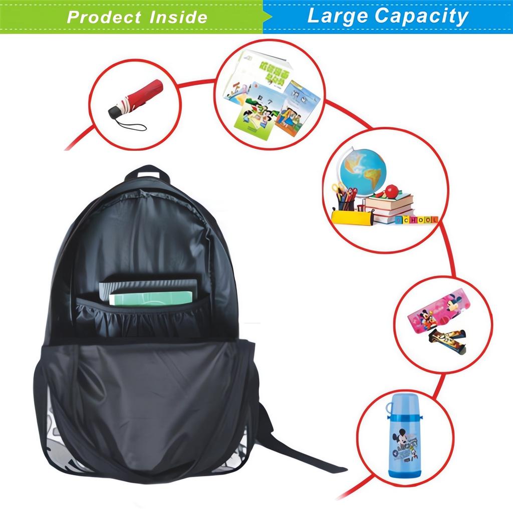 3pcs Dog Man Backpack Men Teens Port Travel Knapsack Students School Shoulder Bag Dogman Trend Laptop Rucksack