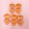 Creative DIY for jewelry production 5Pcs Handmade material Fashion Standing Bear Acrylic 21 * 39.5mm Bead Pendant