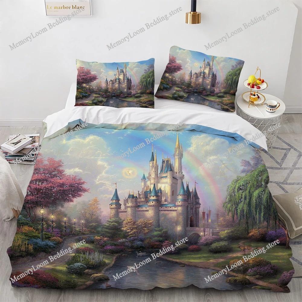 Oil Painting Chic Bedding Set Duvet Cover 3D Fashion Bedding Design King Queen Duvet Cover Double Bed Soft Cozy Set Home Textile