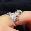 1Pc Dragon Ring Cute Female Personality Unique Design Finger Ring