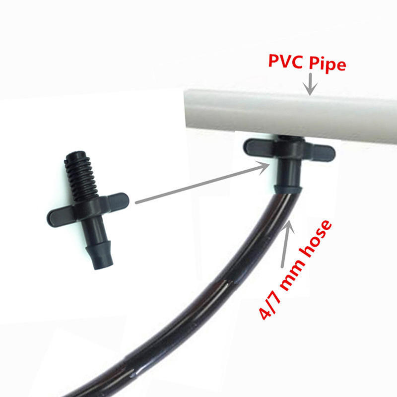Adaptateur séparateur 4/7Mm, connecteur barbe et tuyaux d'irrigation de jardin, raccords 6Mm, 50 pièces