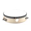 Handheld Tambourine Educational Musical Tambourine Drum for Children and Adults Wooden Tambourine Lightweight Tambourine