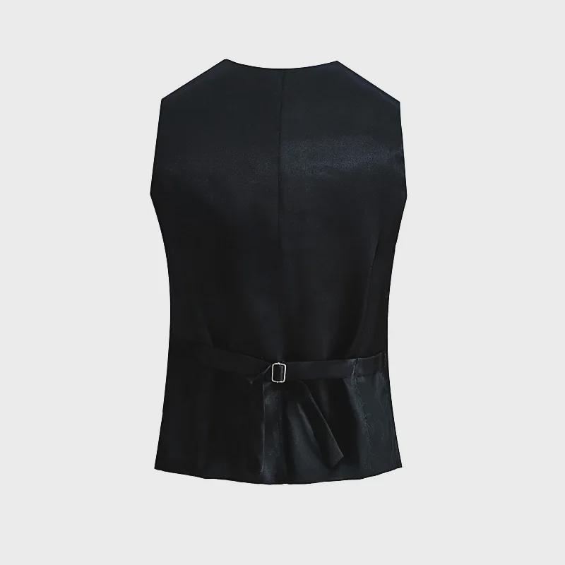 High-Density Sequin Men's Vest for Stage and Dance Performances