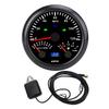 Velocímetro Tachômetro Indicador de Nível de Combustível GPS 3 em 1 com Pisca 3 3/8in 120MPH 8000rpm Iluminação de Fundo de 7 Cores para Motorhome