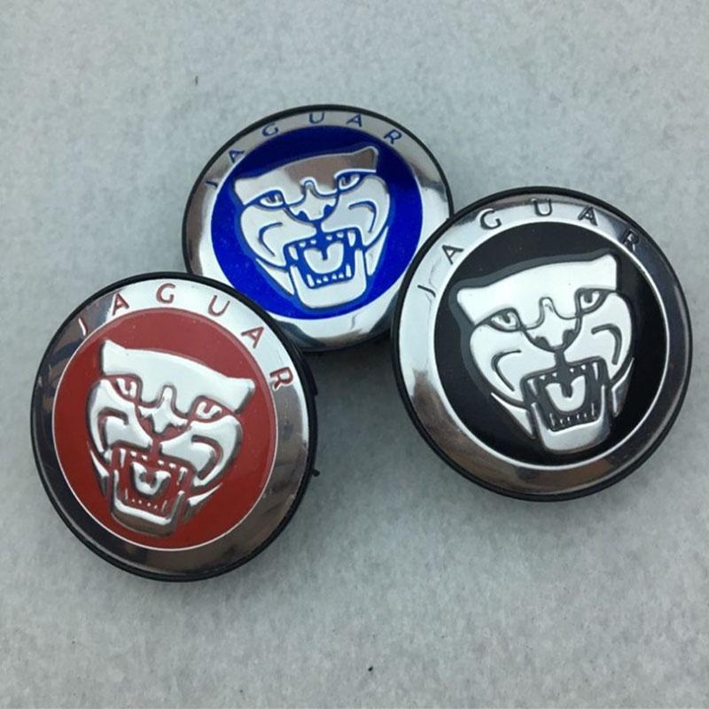 Elegante 4-delige Set Jaguar Wieldoppen Logo Velg 59mm Afdekking Embleem Dop In Premium Kwaliteit
