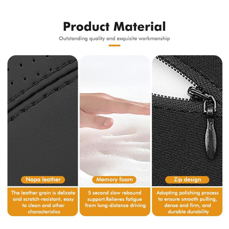 JVVO7 For BMW Car Logo Seat Headrest Neck Pillow Lumbar Support Protect Pad Accessories E90 E60 E46 E39 F30 F10 E87 X3 X4 X5 X1 G30