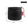 New Mesh Fabric Set Pot Storage Bag Ultra Light Breathable Tableware Bag Portable Drawstring Buckle Mesh Pouch Camping