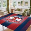 Sydney Roosters Design Kristall-Samt-Teppich Weich Dekorative Matte für Schlafzimmer Eingang