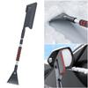 3 In 1 Extendable Aluminum Ice Scraper Snow Brush for Car Windshield Defrosting Snow Remove Shovel Cleaner Broom Car Accessories