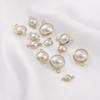 4/6/10mm Brass Connector Charm with Beads for Earring Bracelet Necklace DIY Jewelry Making
