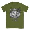 Men T-Shirt Helloween Band Humor Pure Cotton Tees Short Sleeve  T Shirts Round Neck Clothing Plus Size