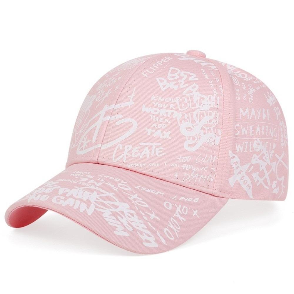 Quick Dry Baseball Caps UV Protection Letter Geometry Printing Sunscreen Hat Colorful Graffiti Print Hip Hop Sun Hat Outdoor
