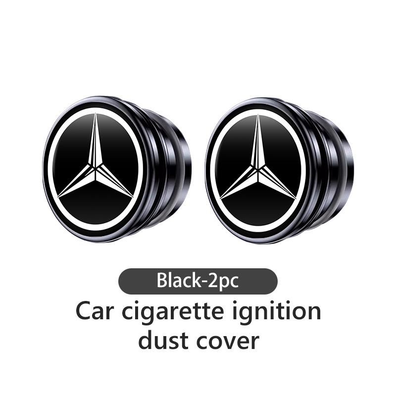 D2-Car Cigarette Lighter Dustproof Plug Button Cover Accessories For Mercedes Benz C180 C300 W124 W176 W177 C200 C260 GLC CLE CLA