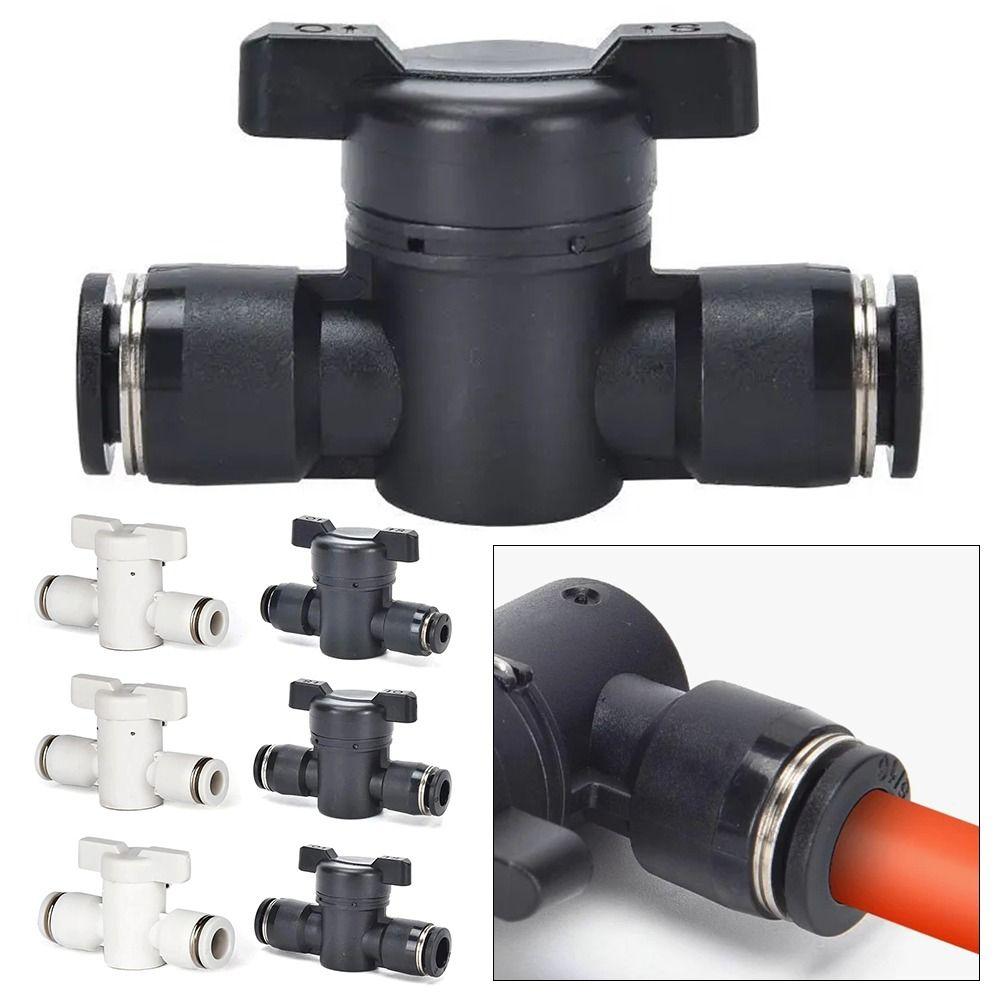 1Pcs Quick Joint Connector Pneumatic Valve Pipe Fitting Manual Ball Valve New Hand Valve