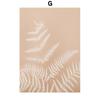 Beige Palm Leaf Torrid Flower Plant Reed Posters And Prints Canvas Painting Nordic Wall Art Pictures Living Room Home Decor