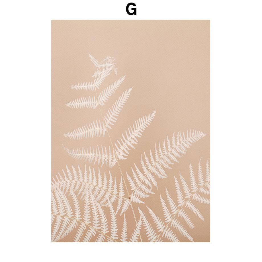 Beige Palm Leaf Torrid Flower Plant Reed Posters And Prints Canvas Painting Nordic Wall Art Pictures Living Room Home Decor