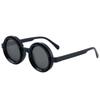 Cyxus Adjustable Sunglasses with Polarized Round Variable ND 9 Adjustable UV Stylish P1323 Lenses, Filter, Levels, Protection, Design, (Glossy Black)