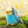 Cute Cartoon Parrot Plush Keychain Soft Kawaii Pearl Bird Plush Toys  Playsets Super Soft Schoolbag Pendant Knapsack Decoration Couple Gift Present