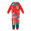 Wales Cymru Childrens/Kids Crest Fleece All-In-One Nightwear