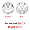 1Pc For VW MK6 GOLF 6 2010 2011 2012 2013 Car Original Replace Front Grill Badge Trunk Lid Tailgate Emblem Logo Decor Accessory