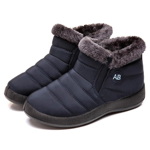 Women Boots  Fashion Waterproof Snow Boots For Winter Shoes Women Casual Lightweight Ankle Botas Mujer Warm Winter Boots