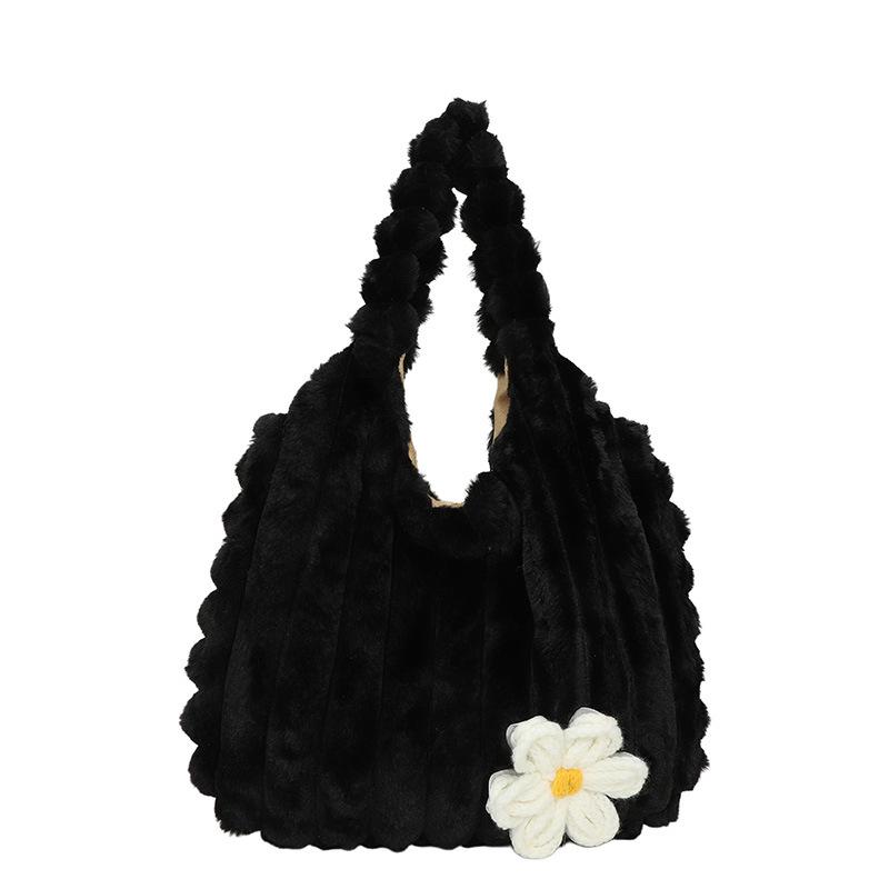 2025 Mori Style Plüsch Umhängetasche - Süßes Mädchen Herbst/Winter Vielseitige Handheld Bucket Bag