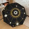 1pc Cosmic Pattern Starry Sky Automatic Folding Umbrella, Heavy Duty 8 Rib Iron Frame,  Suitable for Travel, Daily Use, Birthday, Decor Gift M0105107