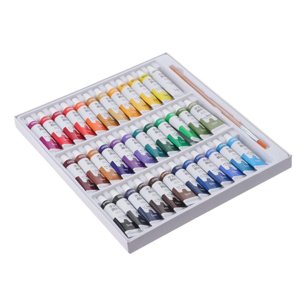 For Artists Watercolor 0.17 Fl Oz Tubes Vibrant Colors 5ml Water Color Paints Watercolor Paint Set Art Supplies