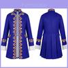 Medieval Prince Coat With Printed Lace For Stage Performance And Themed Costumes