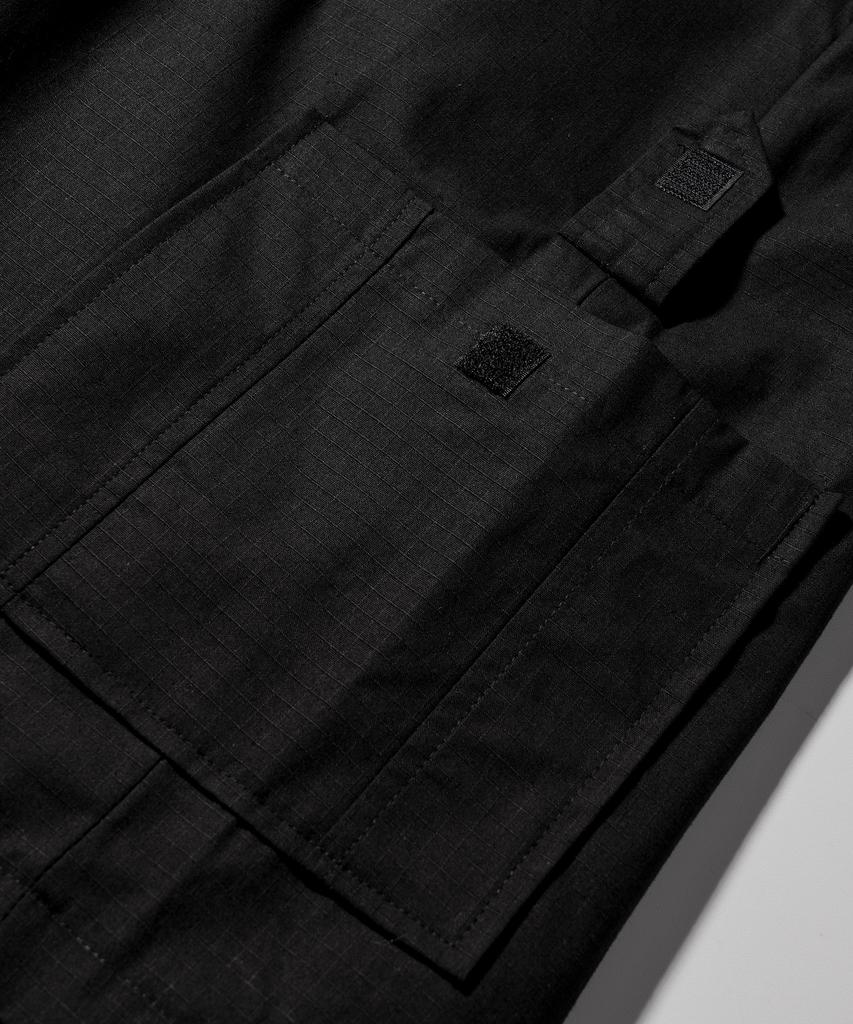 PERSTEP Plant Ripstop Cargo Pants Black Issp4713