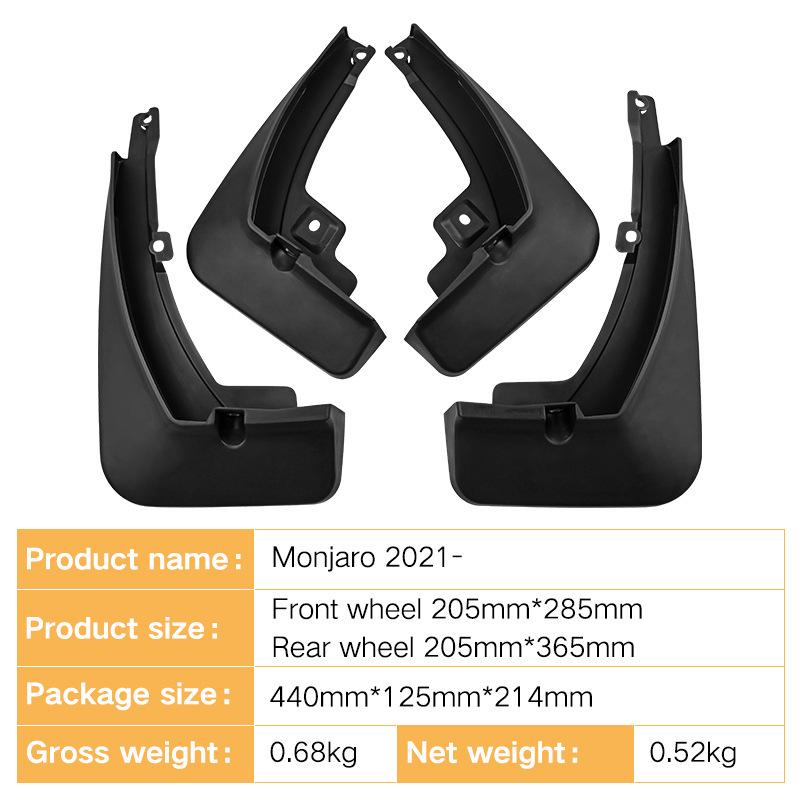 Compatible with Geely Xingyue L Monjaro 2021 Soft Rubber Car Tire Fender