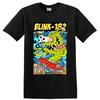Blink 182 Punk Rock Band Concert T-shirt Kleurrijk Cartoon Grafisch T-shirt Cadeau Fan