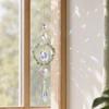 Yousheng Crystal Sun Catchers for Windows, Colorful Healing Light Crystal Suncatcher, Wind Chimes Pendant, Indoor Outdoor Patio Garden Decor Gifts