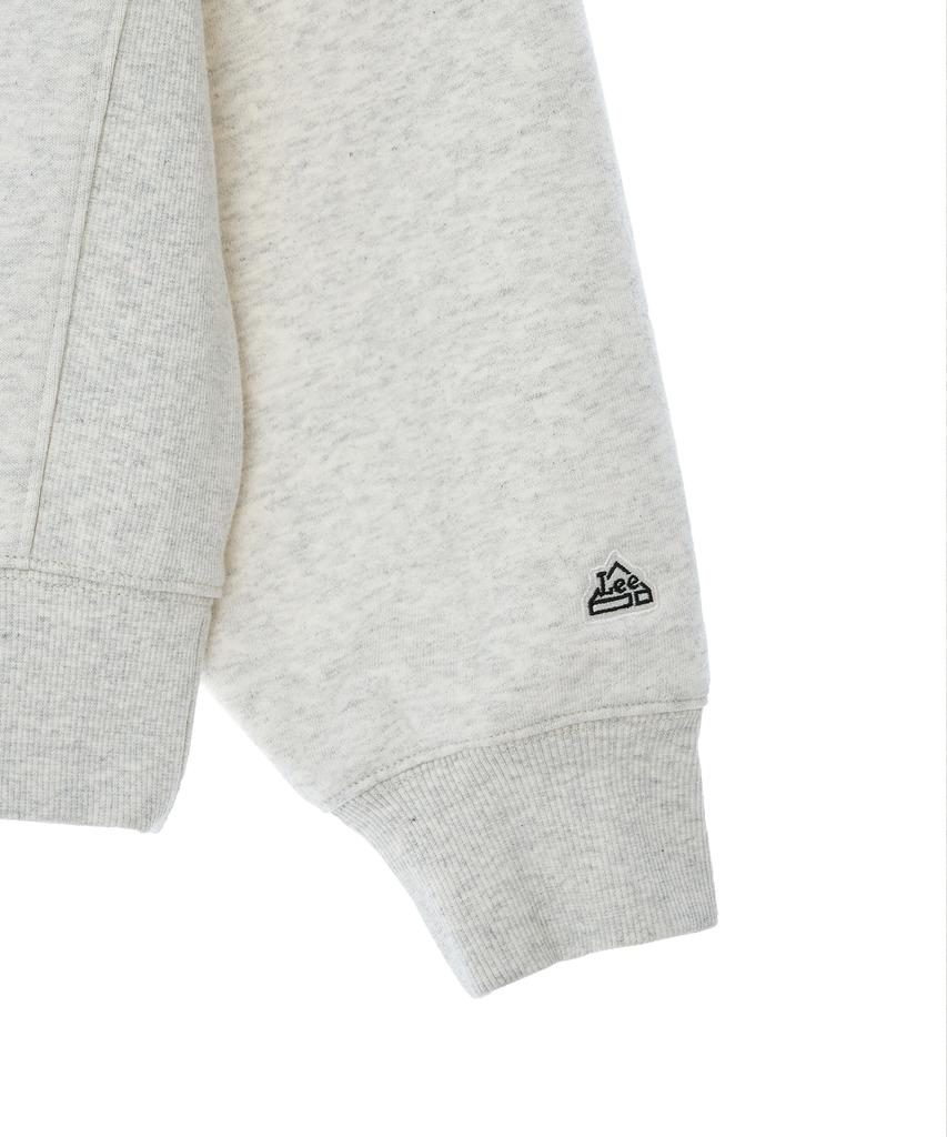 LEE Stitch Embroidered Logo Sweatshirt Oatmeal
