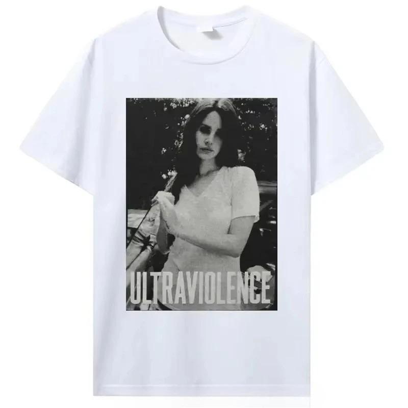 Lana Del Rey Graphic Printed T-shirt High Quality Men's and Women's T-shirt Gift Creative T-shirt Cotton Clothing Oversized