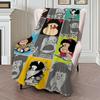 Cartoon Cute M-Mafalda Blanket For Sofa Room Microfiber Bedding Blanket Office Travel Gift Home