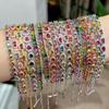 Zirkonia Ovaal Blad Hanger Armband - Elegante Lichte Luxe Sieraden voor Vrouwen
