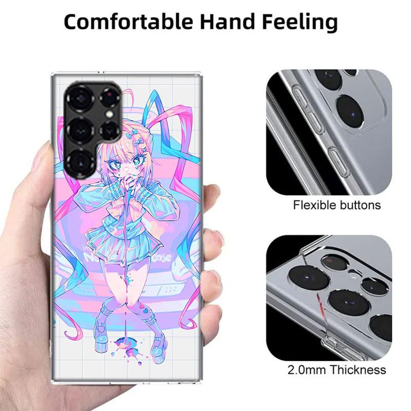 Needy Girl Streamer Overload Capa Phone Case For Samsung S26 Ultra S25 Edge Galaxy S23 S21 S20 S24 FE S22 S10 Plus Cover Clear T