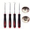Car Oil Paint Screw Driver Set, Hose Removal Hook Set O-ring Painted Gasket Puller Remover Pick Hook Repair Tool 160mm 4 Pieces