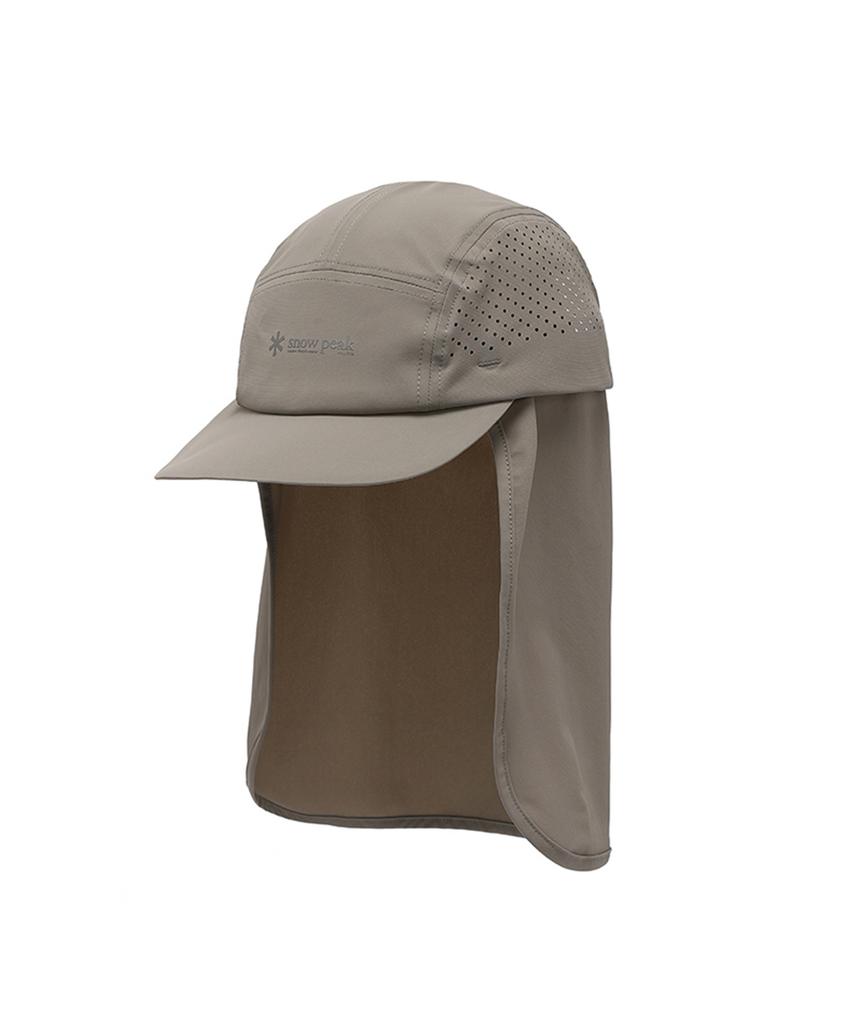Casquette de camping SNOWPEAK APPAREL Protection Solaire Rafraîchissante (S25Mufcc75) Gris Vintage