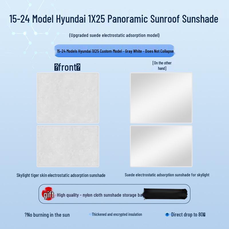 Modern IX25 Sunroof Sunshade: Heat Insulation & Privacy Shield