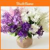 Beautiful 5 Heads Artificial Hyacinth Fake Silk Flowers Bouquet For Wedding And Home Decor
