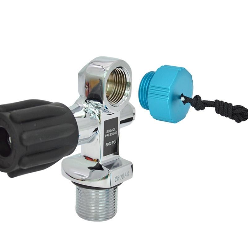 Attaching Rope Male Female Threaded Din Scubas Tanks Valves Dust Plug Protectors Caps Diving Regulator Dust Plug Caps