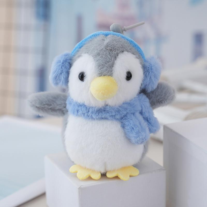 Cute Penguin Plush Doll Keyring With Animal Design For Bag Decoration And Gifts
