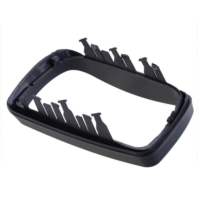 Reversing Rear View Mirror Frame Side Mirror Housing Cover Trim Ring Compatible For Bmw E53 X5 00-06