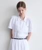 LENAV Esu Linen Collar Blouse (White)