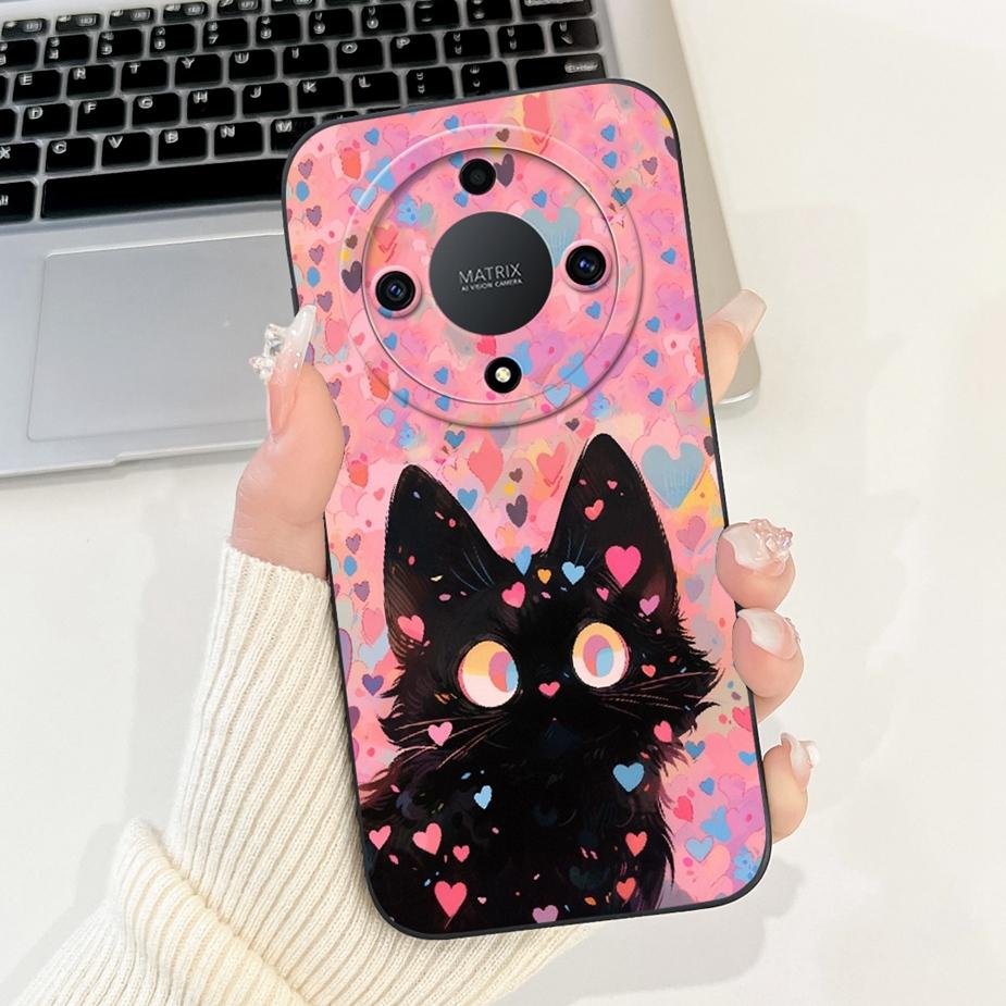 For Honor Magic 5 Lite Case Honor X9A RMO-NX1 Cute Cartoon Painted Cover Soft TPU Phone Case For Honor Magic5 Lite HonorX9a Bags
