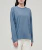 MUSINSA STANDARD WOMAN Women'S Relaxed Crew Neck Long Sleeve T-Shirt [Blue Grey]