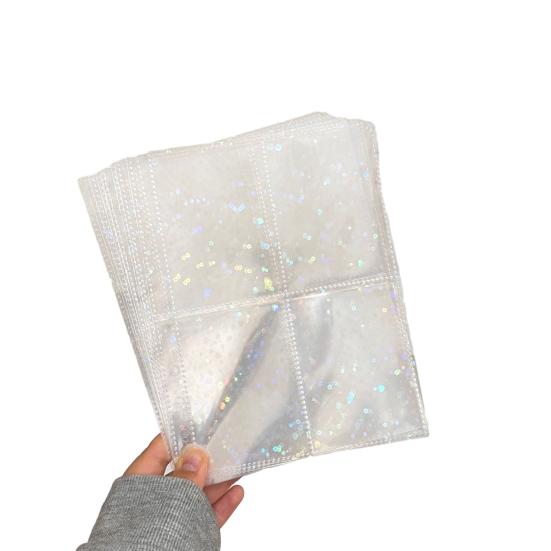 10 Sheets Loose Leaf A5 Transparent Waterproof Photocard Binder Sleeves Idol Photo Card Holder Photocards Album Storage Bag Loose Leaf Photo Sleeves