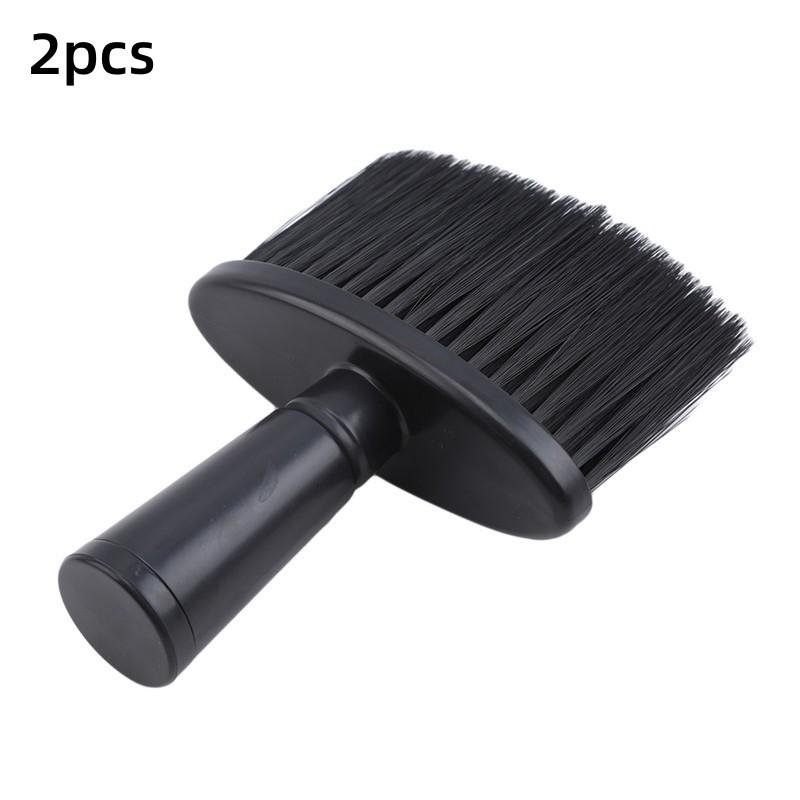 1/2pcs Professional Soft Neck Face Duster Brush Barber Hair Clean Hairbrush Beard Brush Salon Cutting Hairdressing Styling Tool